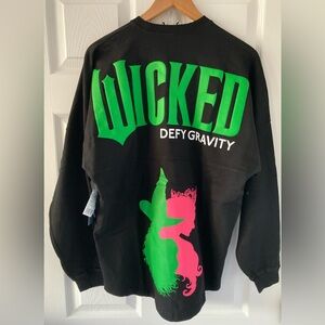 Universal Studios Wicked Defy Gravity Elphaba & Glinda Spirit Jersey Adult Small